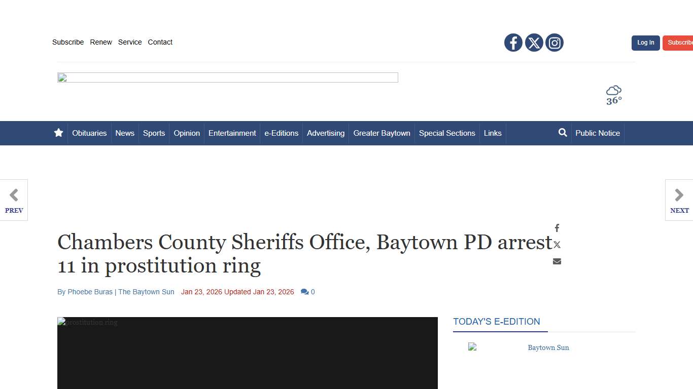 Chambers County Sheriffs Office, Baytown PD arrest 11 in prostitution ring | baytownsun.com
